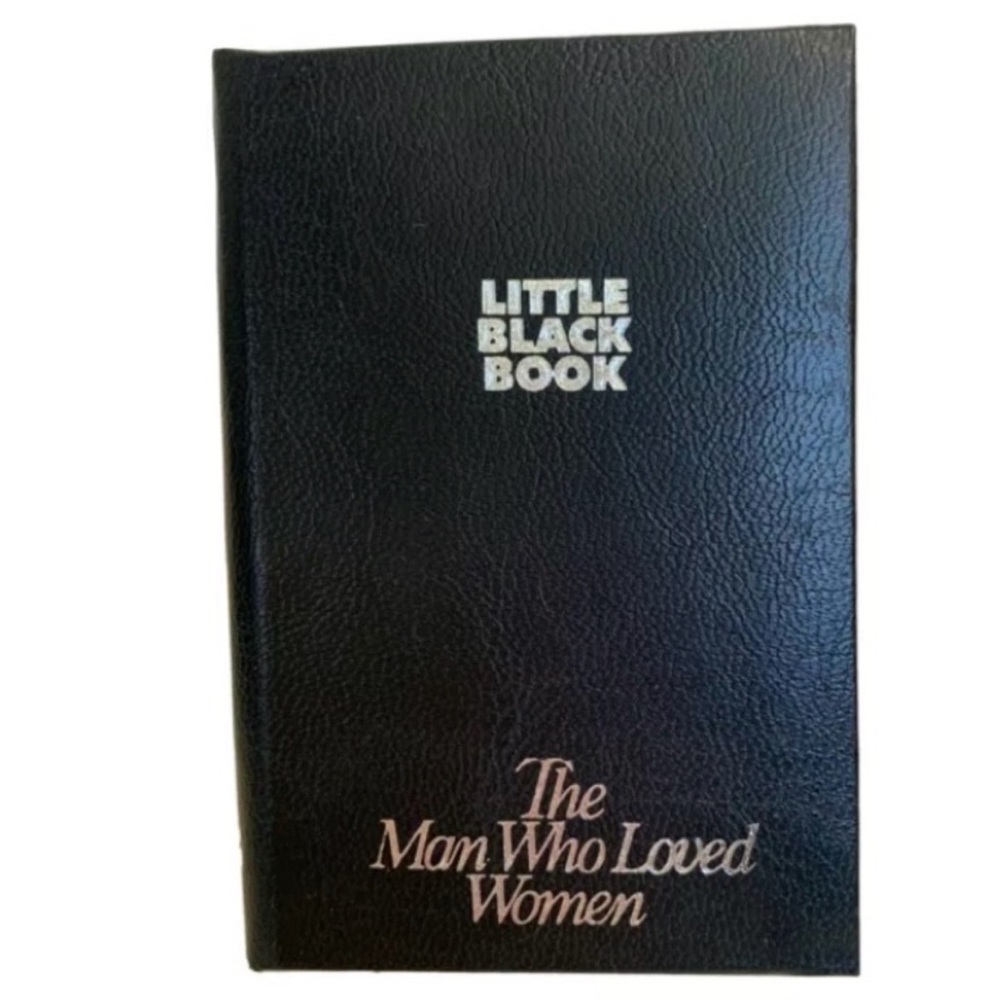 Vintage 1983 Little Black Book Pocket Address Book Phone Number Womanizer Men